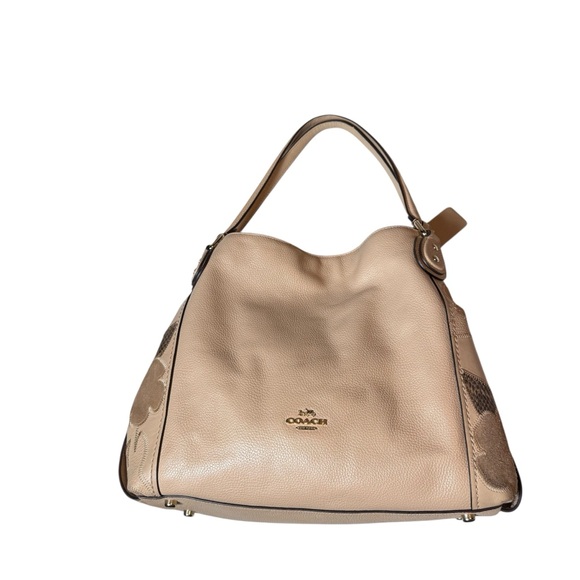 COACH EDIE PATCHWORK TEA ROSE SHOULDER BAG NO-L1792-24966 COACH LEGACY Hโฆ - Picture 2 of 16